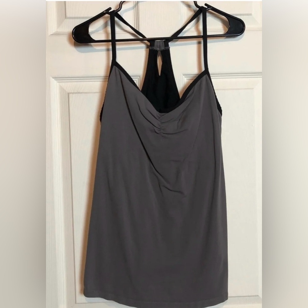 Dark Grey Lucy Heart Center Cami XL EUC